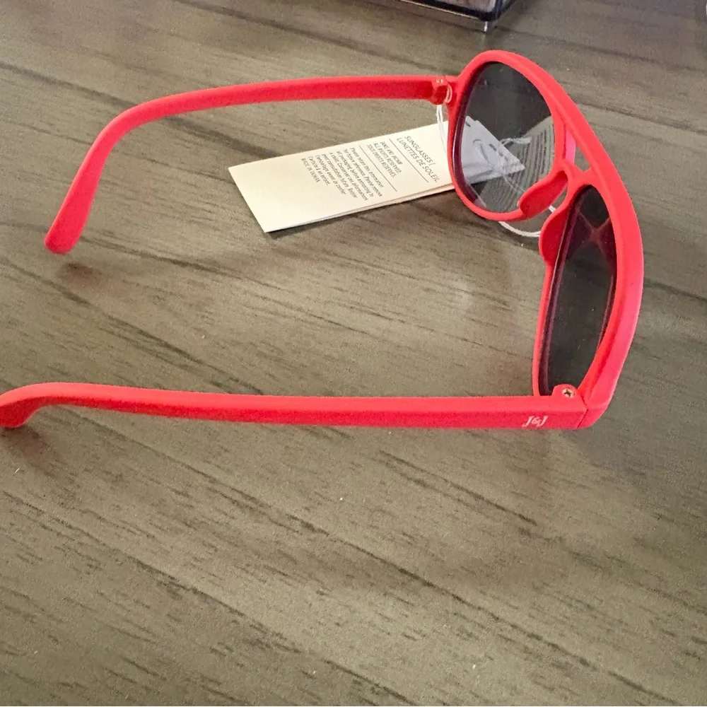 Janie and Jack red frame sunglasses boys size 2 to 4
